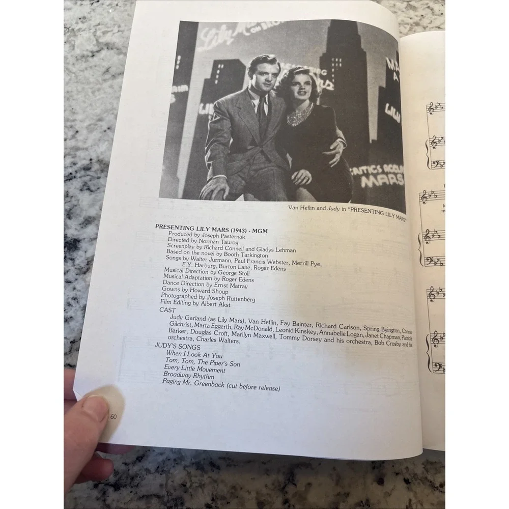 The Judy Garland Souvenir‎ Songbook Piano/Vocal/Guitar